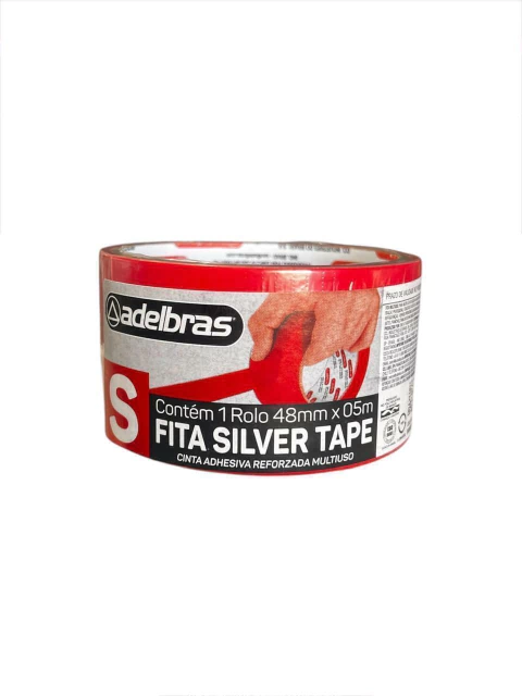 FITA MULTI USO TIPO SILVER TAPE VERMELHA 48mm X 5m - comprar online