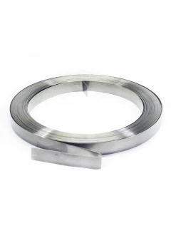 KIT 5UN FITA DE AÇO INOX 430 0,5X19 X 25M + 250UN FECHOS DE AÇO INOX 430