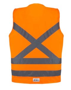 COLETE COM 1 BOLSO LARANJA - KIT 2UN na internet