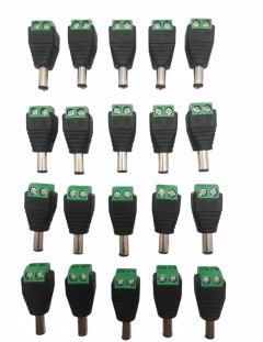 CONECTOR BORNE P4 MACHO - KIT 20UN - Isamig Telecom