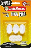 GANCHO PLASTICO COM ADESIVO REMOVIVEL -1KG- 33mm 23m