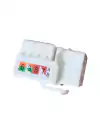 CONECTOR RJ45 FEMEA TIPO CAT 6 BRANCO (KEYSTONE) KIT 50UN