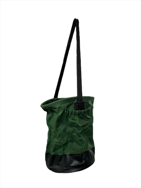 BALDES DE LONA COM 2 BOLSOS (VERDE) - KIT 10UN - comprar online