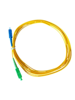 CABO PATCH CORD FIBRA SIMPLEX SC/APC -SC/UPC - 5M (SUSA) - KIT 5UN