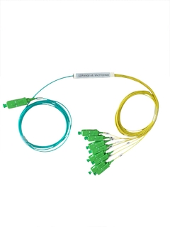 SPLITTER 1X8 SC/APC HOMOLOGADO - NOVAZUL - KIT 50UN