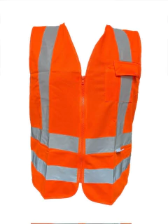 COLETE COM 1 BOLSO AMARELO E LARANJA - KIT 10UN - loja online