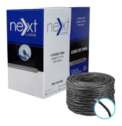 CABO DE SINAL 24AWG CMX 4P PT CX 305M - NEXT CABLE na internet