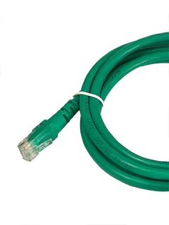PATCH CORD CAT.6 UTP 100% COBRE - 1,5M - VERDE - Isamig Telecom