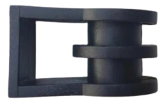 250 Un SUPORTE DE ANCORAGEM (MINI) PP PRETO