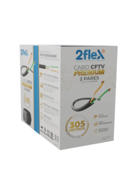 CABO PREMIUM PARA CFTV 2P - comprar online
