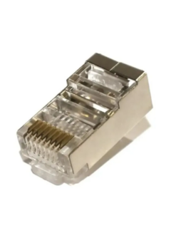 100 CONECTORES RJ45 CAT6 BLINDADO - comprar online