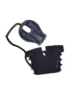 ESTICADOR TIPO ALCA PLASTICA (CUNHA) PP PRETO COM GANCHO METALICO - Isamig Telecom