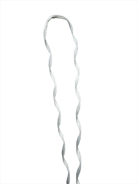 ALÇA PREF. ACO P/ CABO OPTICO 6,4- 7,4 MM (BRANCA LONGA 4V) (ISAMIG) - KIT 100UN