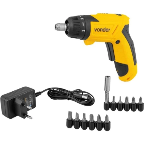 PARAFUSADEIRA BAT3,6V KIT C/12PCS VONDER