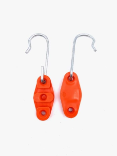 ESTICADOR TIPO 8 COM GANCHO LONGO (LARANJA) - Isamig Telecom