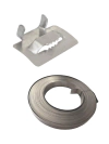FITA 3/4 AÇO GALVANIZADO 25MTS + 50 FECHO DENTADO - comprar online