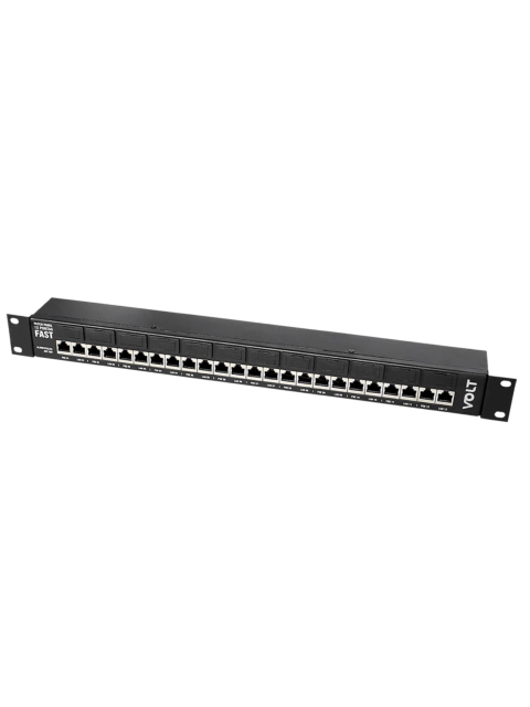 PATCH PANEL POE ALIMENTACAO ATE 48V - 12 P. 90 - comprar online