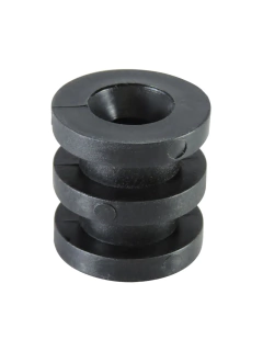 200 Un Roldana Isolador Plástico 2 Ranhuras Rp2 (preta) - comprar online