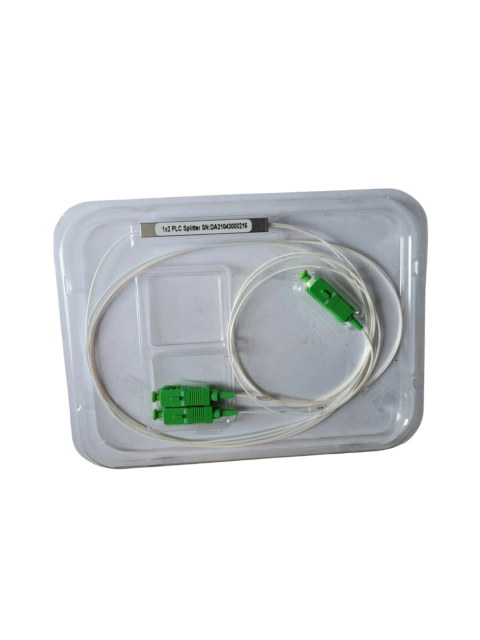SPLITTER OPTICO 1X2 CONECTOR SC/APC (ANATEL) - FIBRACOM - KIT 100UN - comprar online