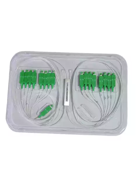 SPLITTER OPTICO 1X16 CONECTOR SC/APC (ANATEL) - FIBRACOM - KIT 20UN