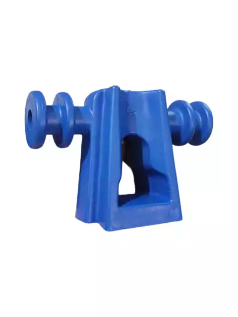 SUPORTE ISOLADOR 4 VIAS SUPA AZUL - KIT 50UN