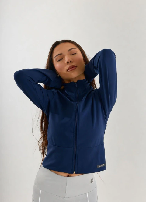 CAMPERA YOGA AZUL