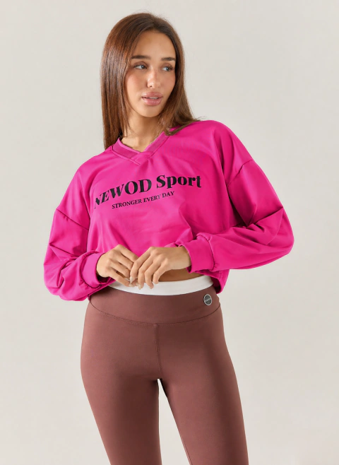 BUZO STRONGER FUSCIA