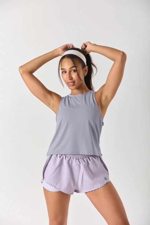 MUSCULOSA DRI-FIT GRIS PERLA