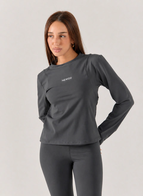CAMISETA YOGA GRIS TOPO