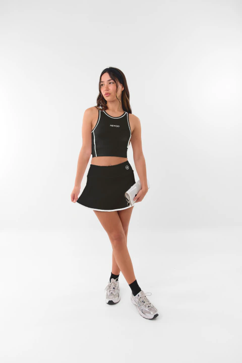 SHORT POLLERA HOLBOX NEGRO
