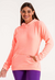 Buzo polar bolsillo salmon neon