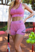 Top long rosa viejo