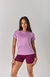 Remera laser run malva