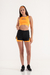 Short doble cross naranja pastel