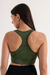 Top long reptil verde militar - comprar online