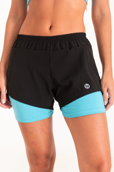 SHORT RUNNING TURQUESA FORCE