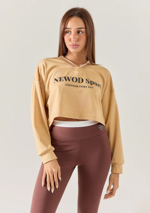 BUZO STRONGER CAMEL
