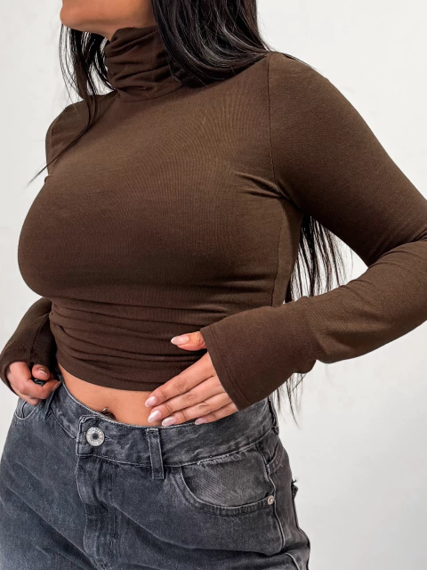 Polera basic Roble - comprar online