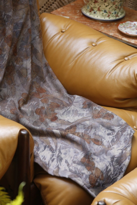 Maxi Lenço 100% Lã - Mix de Eucaliptos