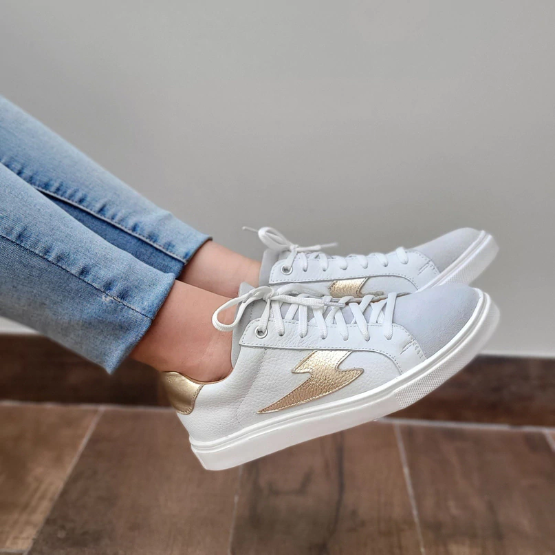 Zapatillas Rayo Blanca