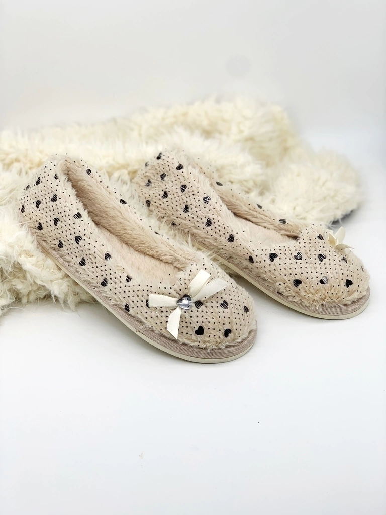 Pantuflas Balerina Beige