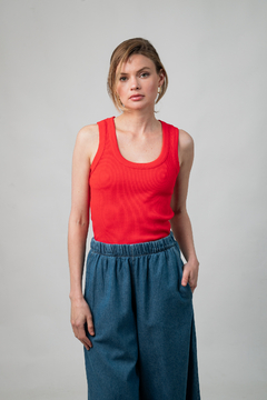 Musculosa Basic - Rojo - comprar online