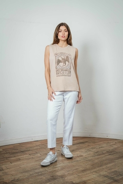 Remera Zeppelin Beige