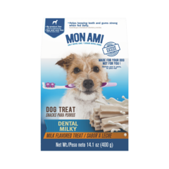 DENTAL MILK SNACK SALUDABLE 75g y 400g | MON AMI - comprar online