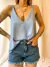Blusa crep doble escote