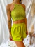 Top lentejuelas cruzado - comprar online