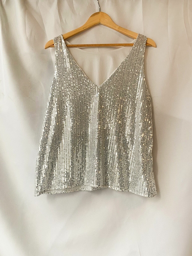 Musculosa Lentejuelas Plus thumbnail 2