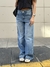 Jean wide leg strass - tienda online