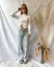 Jean wide leg nevado