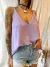 Blusa crep doble escote - comprar online